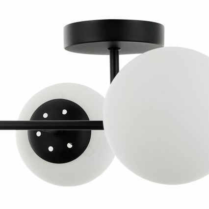 Плафонен полилей MADDIE 4xE14/5W/230V черен