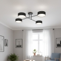 Плафонен полилей MAGA 4xE14/10W/230V, черен