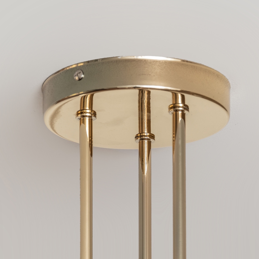 Плафонен полилей OXFORD 3xE27/15W/230V златист