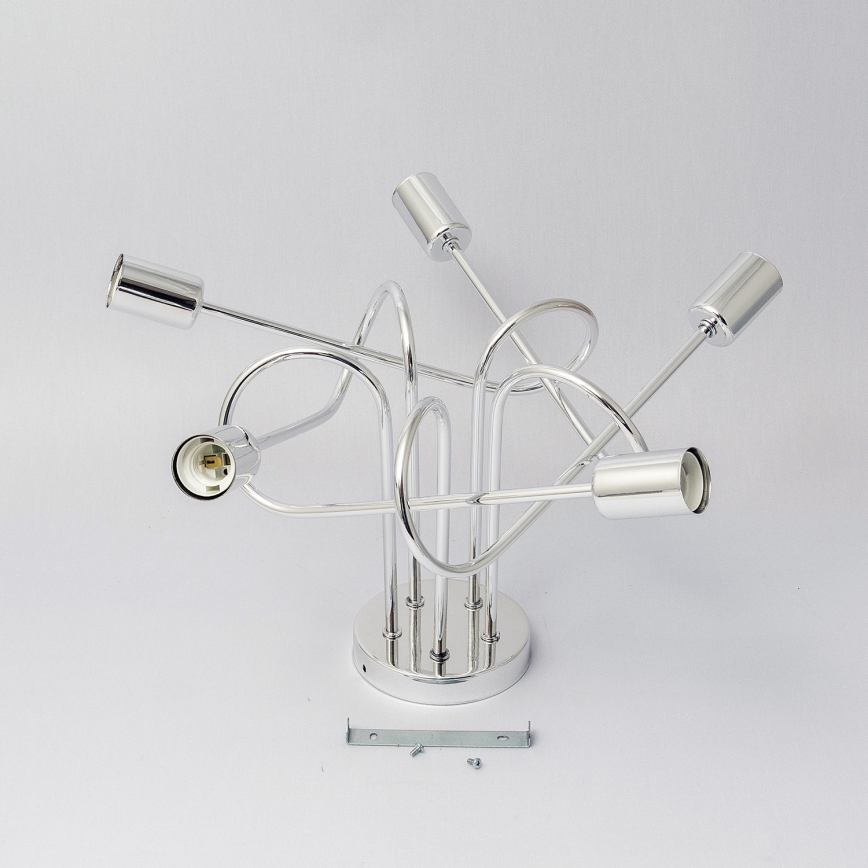 Плафонен полилей OXFORD 5xE27/15W/230V лъскав хром