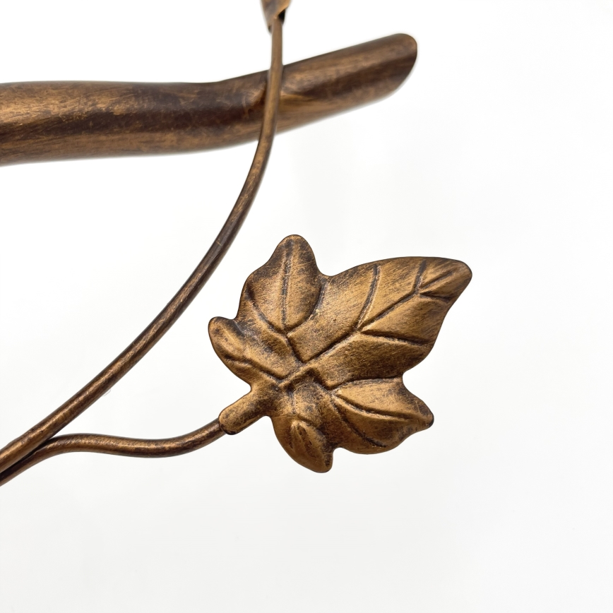 Плафонен полилей ROZETA 5xE14/40W/230V бронзов