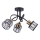 Плафонен полилей ZAHARA 3xE27/10W/230V черен