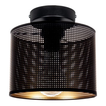 Плафониера ALDO 1xE27/60W/230V Ø 20 см черна