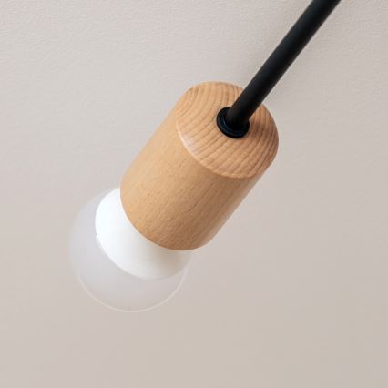 Плафониера CAMBRIDGE 4xE27/15W/230V, изработена от бор