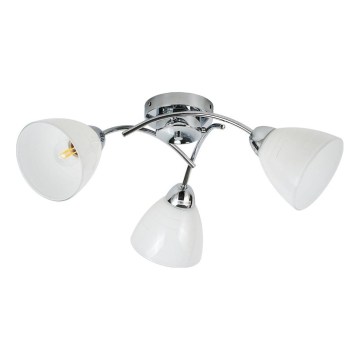 Плафониера CLARA 3xE27/15W/230V лъскав хром