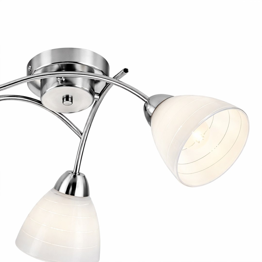 Плафониера CLARA 3xE27/15W/230V лъскав хром