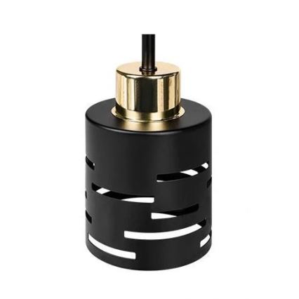 Плафониера ELEN 3xE27/35W/230V черна/златна