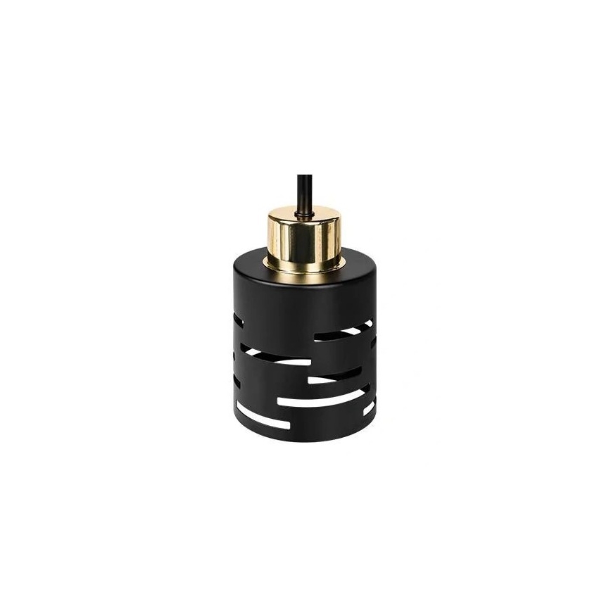 Плафониера ELEN 3xE27/35W/230V черна/златна