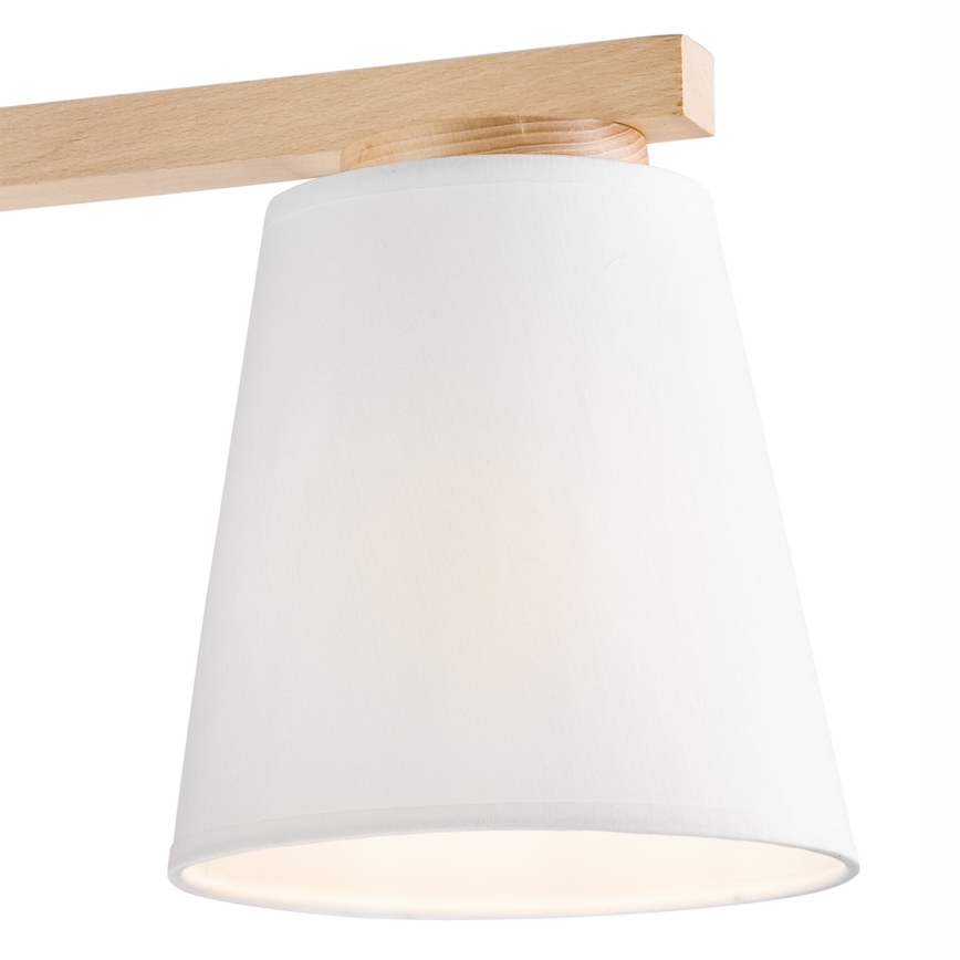 Плафон ELLIE 3xE27/60W/230V бук, монтиран на тавана