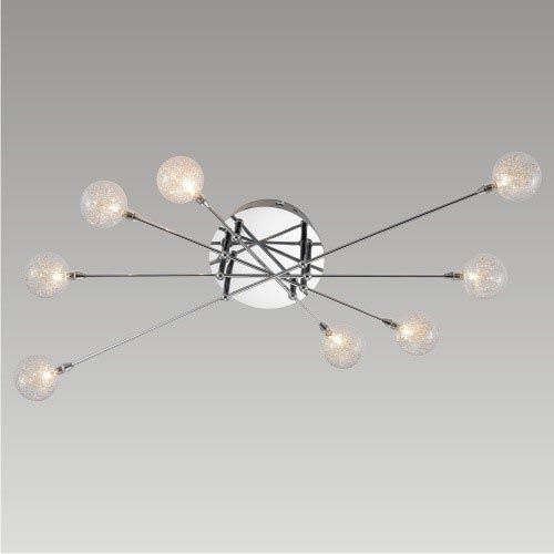 Плафониера GOLFF 8xG4/20W/12V, монтирана на тавана