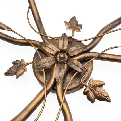 Плафониера ROZETA 3xE14/40W/230V бронзова