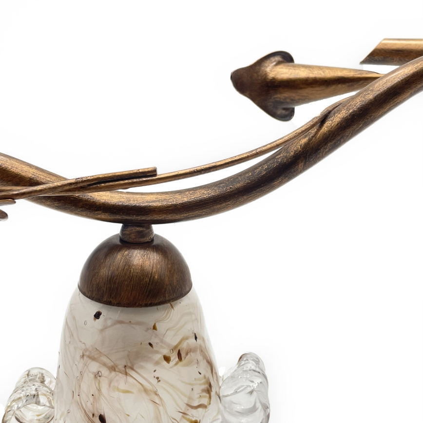 Плафониера ROZETA 3xE14/40W/230V бронзова