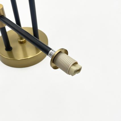 Плафониера TESSA 6xG9/5W/230V месинг/димчато черно