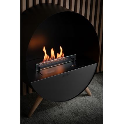 Planika - БИО камина с дистанционно управление 72,6x65 см 2,5kW/230V черен