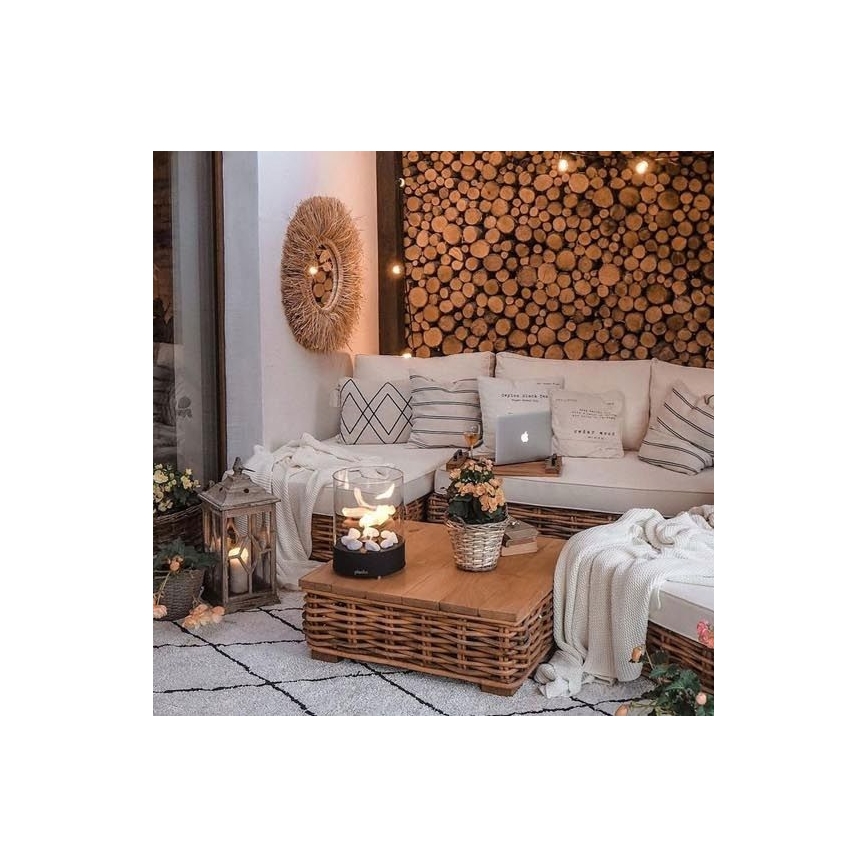 Planika - БИО камина 36,3x25,1 см 2,5kW черен