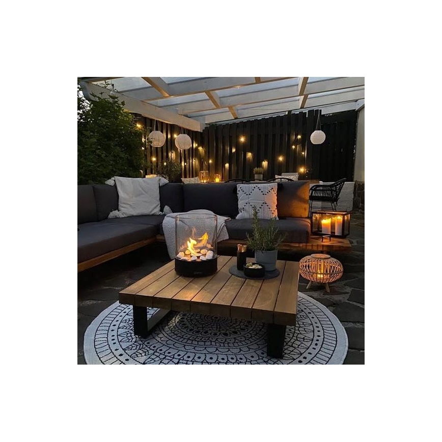 Planika - БИО камина 36,3x25,1 см 2,5kW черен