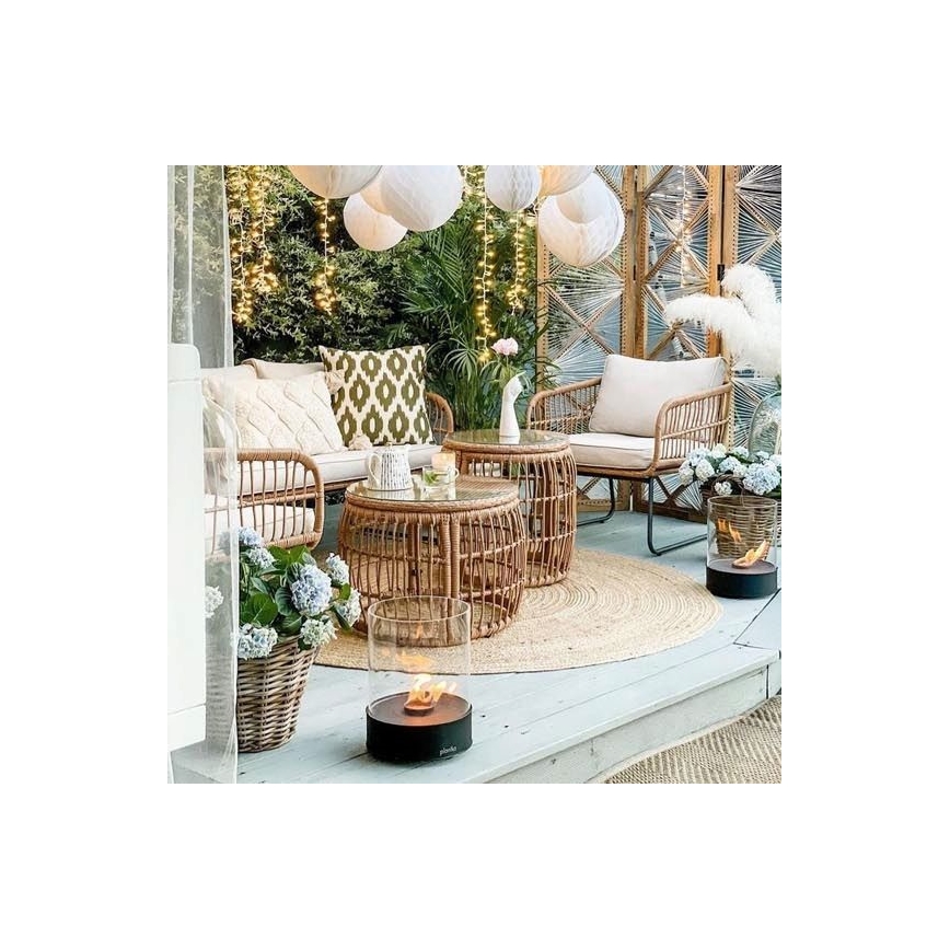 Planika - БИО камина 36,3x25,1 см 2,5kW черен