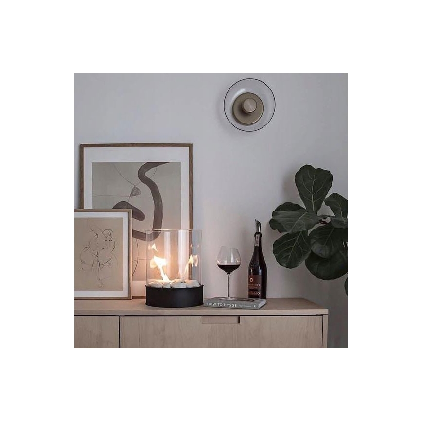 Planika - БИО камина 36,3x25,1 см 2,5kW черен