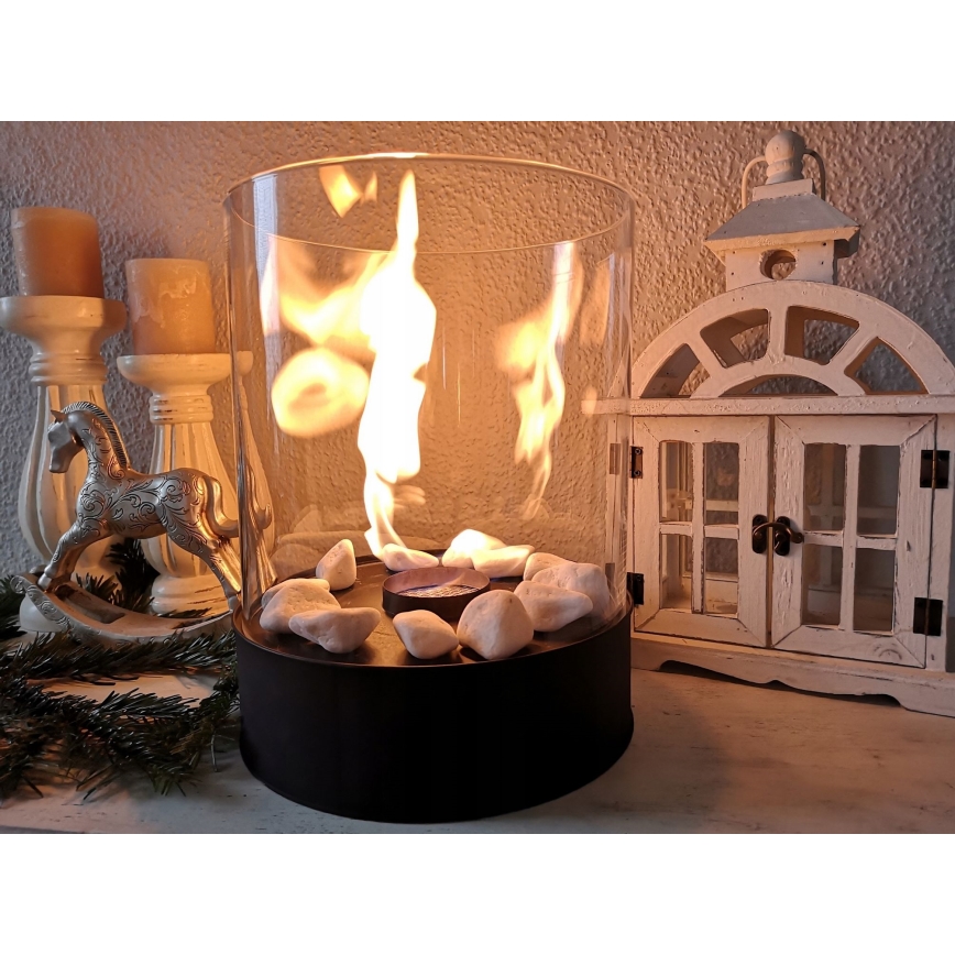 Planika - БИО камина 36,3x25,1 см 2,5kW черен