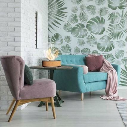 Planika - БИО камина 36,3x25,1 см 2,5kW бежов