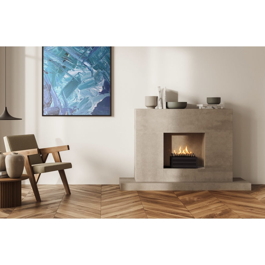 Planika - БИО камина с дистанционно управление 20,8x38,5 см 2,5kW/230V черен