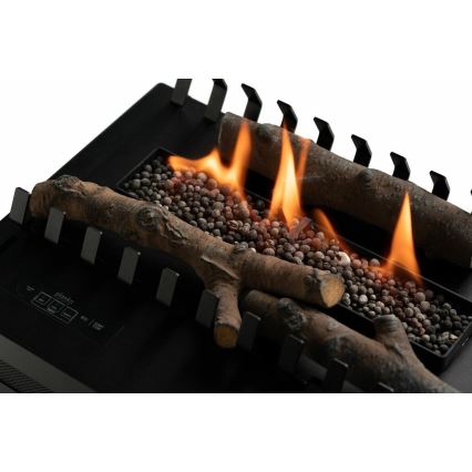 Planika - БИО камина с дистанционно управление 20,8x38,5 см 2,5kW/230V черен