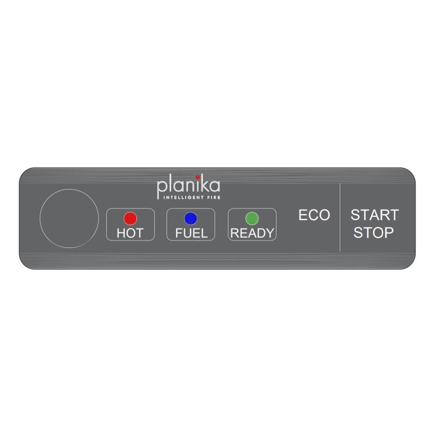 Planika - БИО камина с дистанционно управление 20,8x38,5 см 2,5kW/230V черен