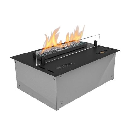 Planika - Вграден БИО камина с дистанционно управление 19,1x38 см 2,5kW/230V черен
