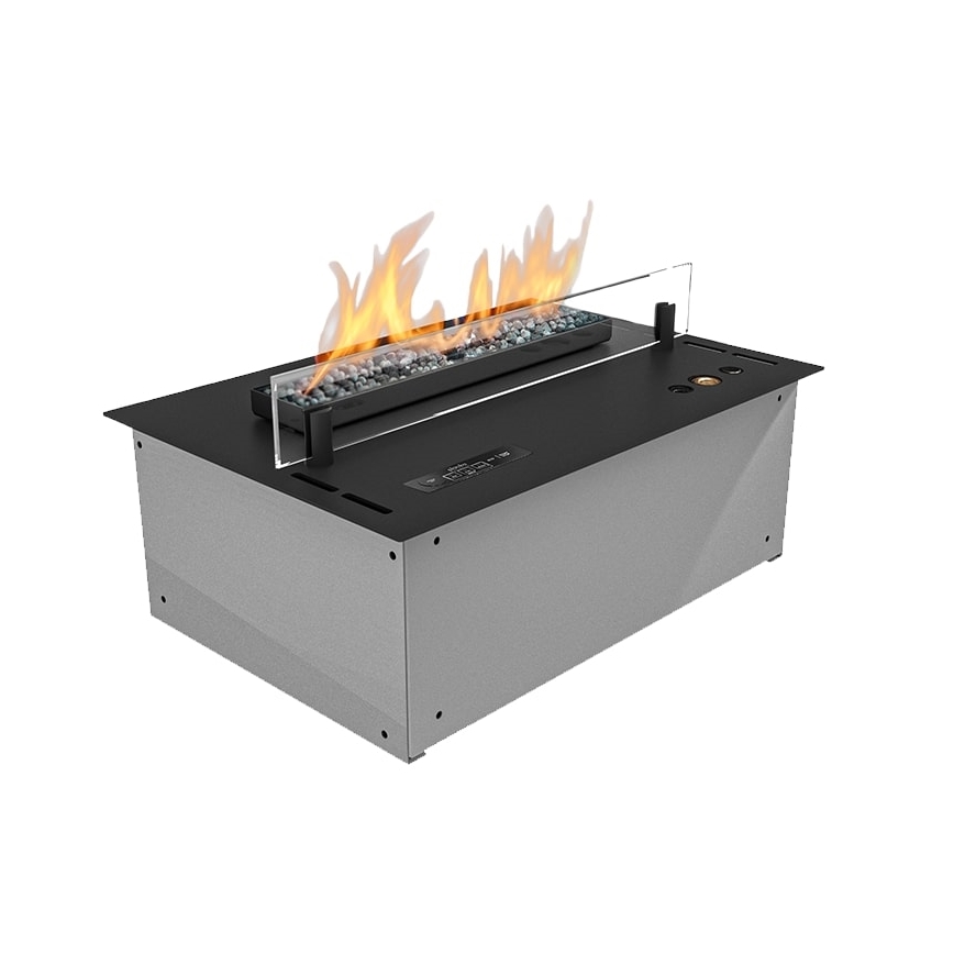 Planika - Вграден БИО камина с дистанционно управление 19,1x38 см 2,5kW/230V черен