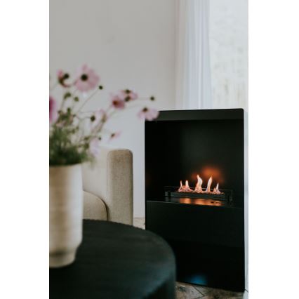 Planika - БИО камина с дистанционно управление 83,5x48 см 2,5kW/230V черен