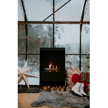 Planika - БИО камина с дистанционно управление 83,5x48 см 2,5kW/230V черен