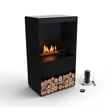 Planika - БИО камина с дистанционно управление 83,5x48 см 2,5kW/230V черен