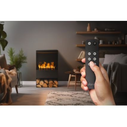 Planika - Камина на водна пара с дистанционно управление 83x48 см 125W/230V черен
