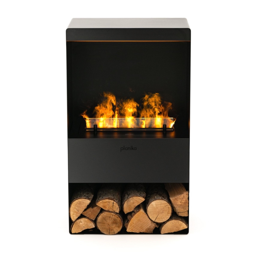 Planika - Камина на водна пара с дистанционно управление 83x48 см 125W/230V черен