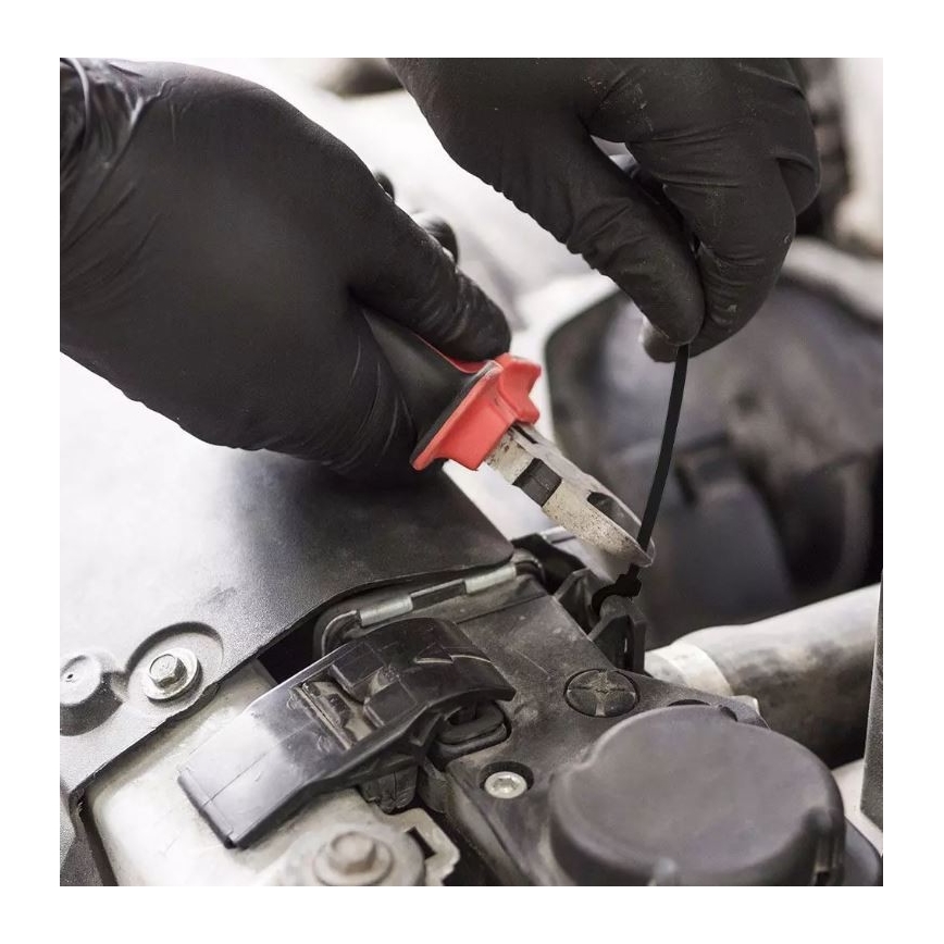 Пластмасови кабелни превръзки 2,5x100мм 100 бр. черни