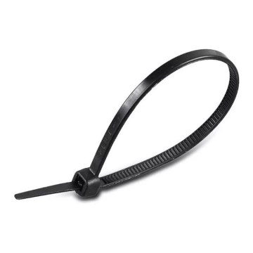 Пластмасови кабелни превръзки 2,5x150мм 100 бр. черни