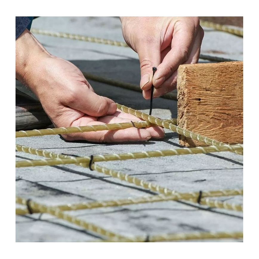 Пластмасови кабелни превръзки 3,5x200мм 100 бр. черни