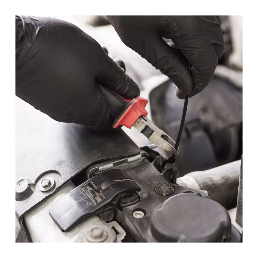 Пластмасови кабелни превръзки 3,5x200мм 100 бр. черни