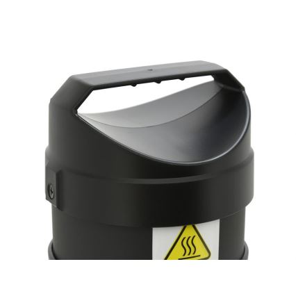 Подов инфрачервен нагревател 1000W/230V IP44 черен