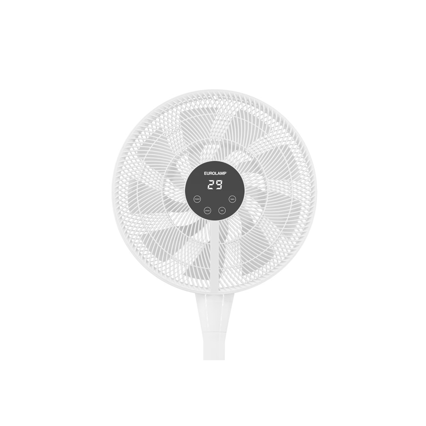 Подов вентилатор 25W/230V Ø 40 см бял + дистанционно управление