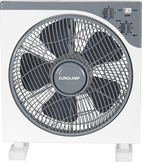 Подов вентилатор 45W/230V Ø 37 см бял/сив