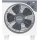 Подов вентилатор 45W/230V Ø 37 см бял/сив