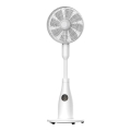Подов вентилатор с мъгълен ефект, 50W/230V, Ø 40 см, бял + дистанционно управление