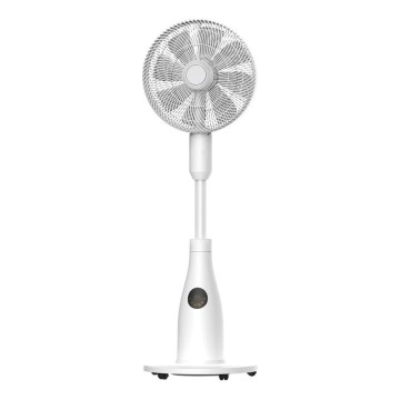 Подов вентилатор с мъгълен ефект, 50W/230V, Ø 40 см, бял + дистанционно управление