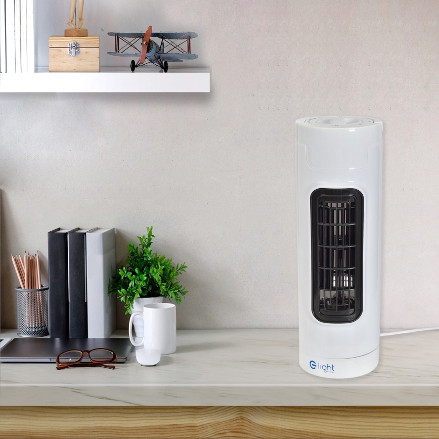 Подов вентилатор TOWER 30W/230V бял