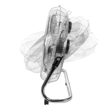 Подов вентилатор VIENTO 200W/230V, лъскав хром