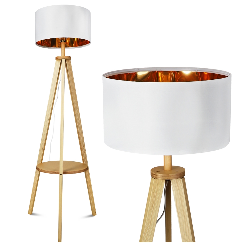 Подова лампа 1xE27/40W/230V бяла