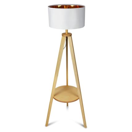 Подова лампа 1xE27/40W/230V бяла