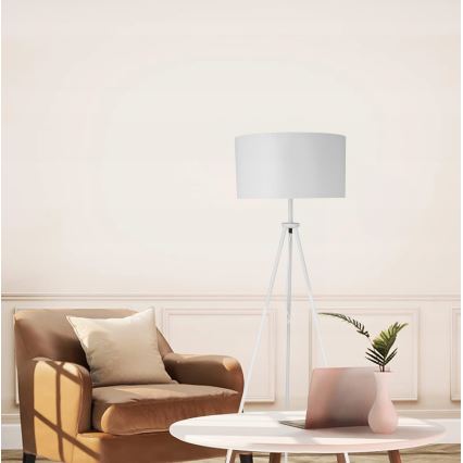 Подова лампа 1xE27/40W/230V бяла