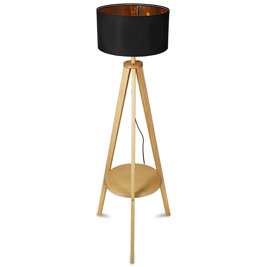 Подова лампа 1xE27/40W/230V черна